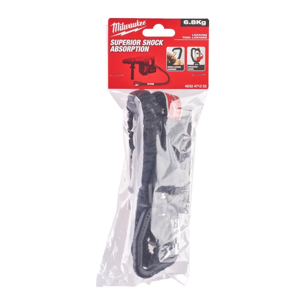 Milwaukee 6.8 kg Locking Tool Lanyard 4932471352- 1pc - Image 4