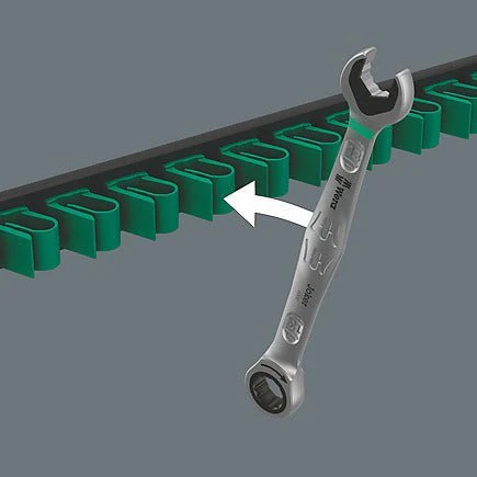 Wera Tools 05136413001 9610 Joker Magnetic rail, for up to 11 spanners, empty - Image 2