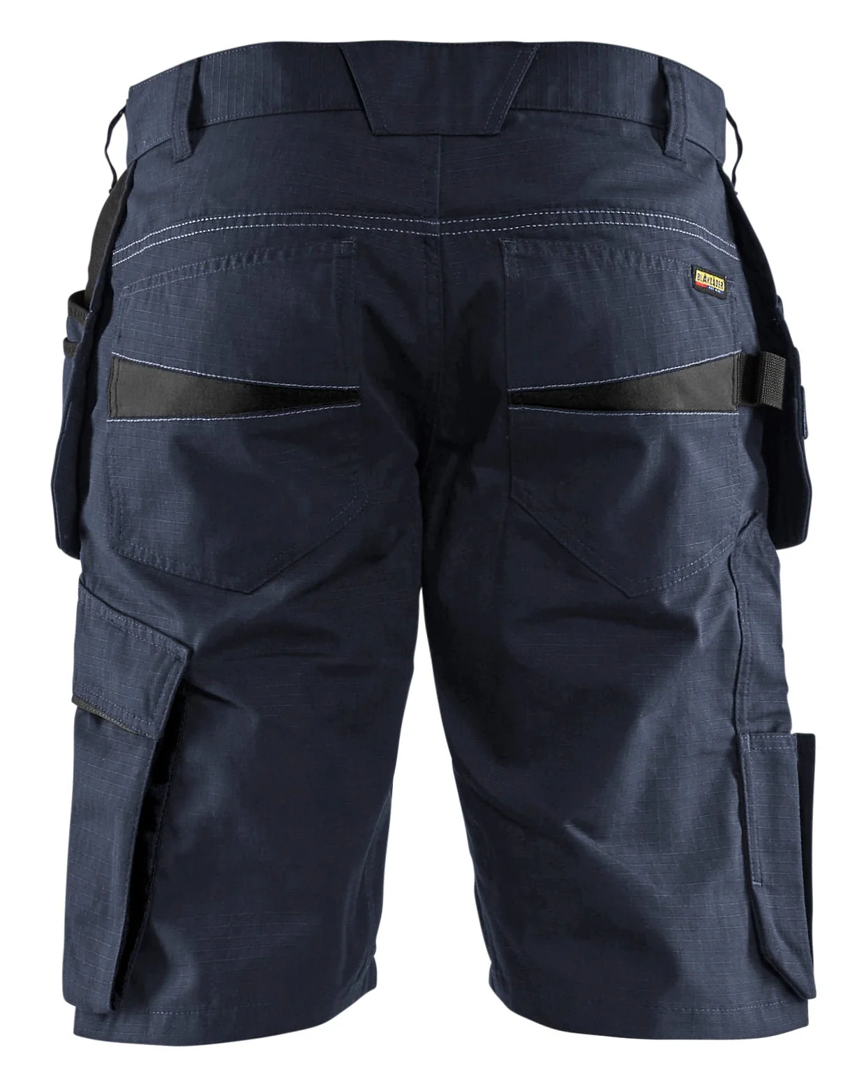 Blaklader Dark Navy/Black Service Shorts With Nailpockets - Image 2