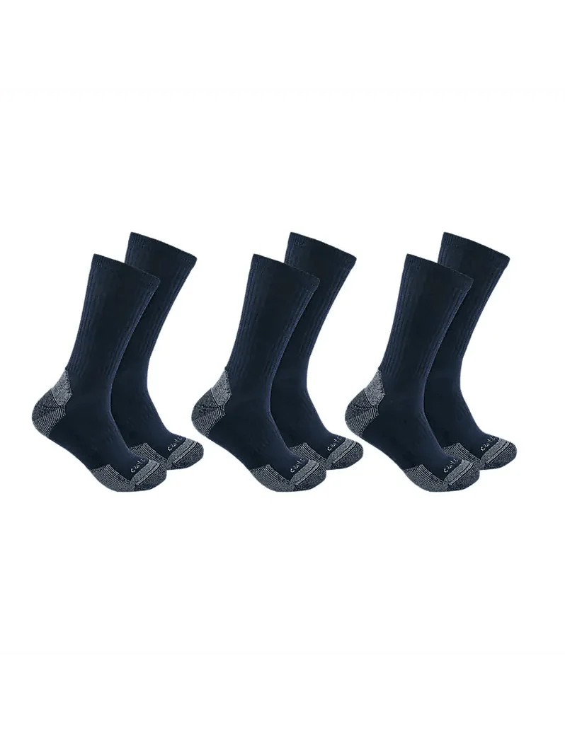 Carhartt Midweight Cotton Blend Crew Sock 3 Pairs - Image 4