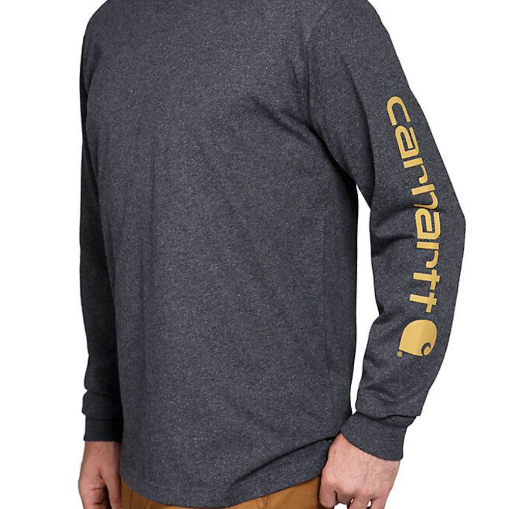 Carhartt Men's Dearborn Relax Long Sleeve Logo T-Shirt