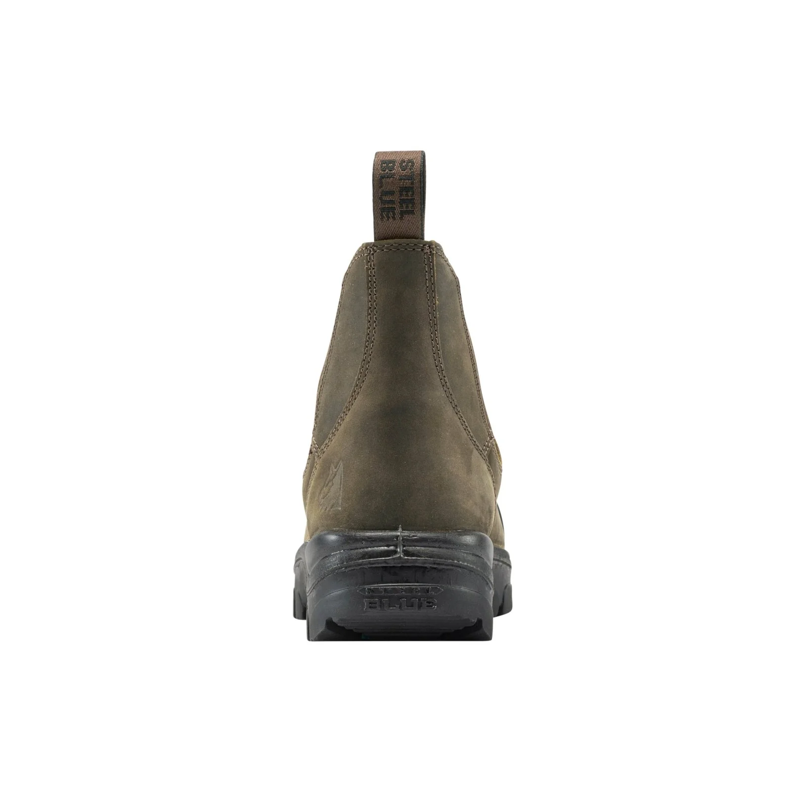 Steel Blue Hobart Slip On Scuff Boots Rustic Brown - Image 5