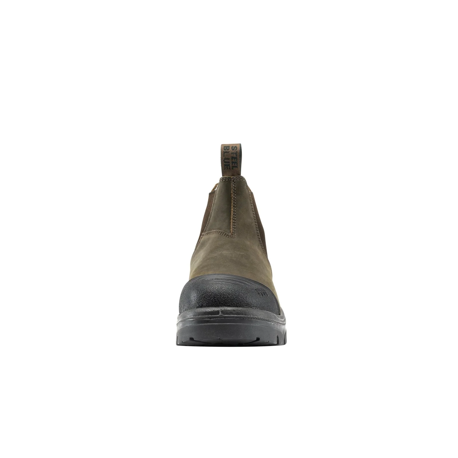 Steel Blue Hobart Slip On Scuff Boots Rustic Brown - Image 8