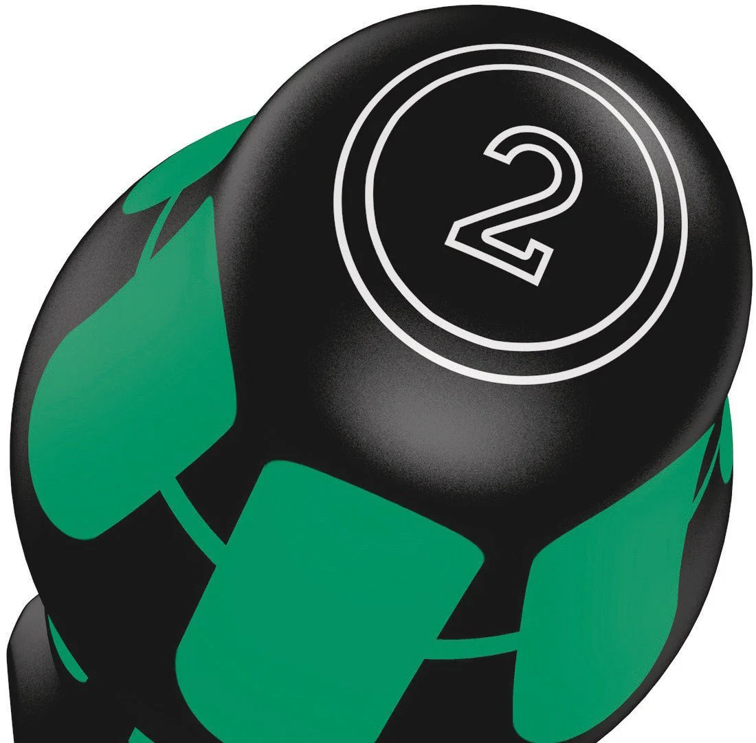 Wera Tools 05009310001 355 PZ Screwdriver for Pozidriv screws, PZ 1 x 80 mm - Image 2