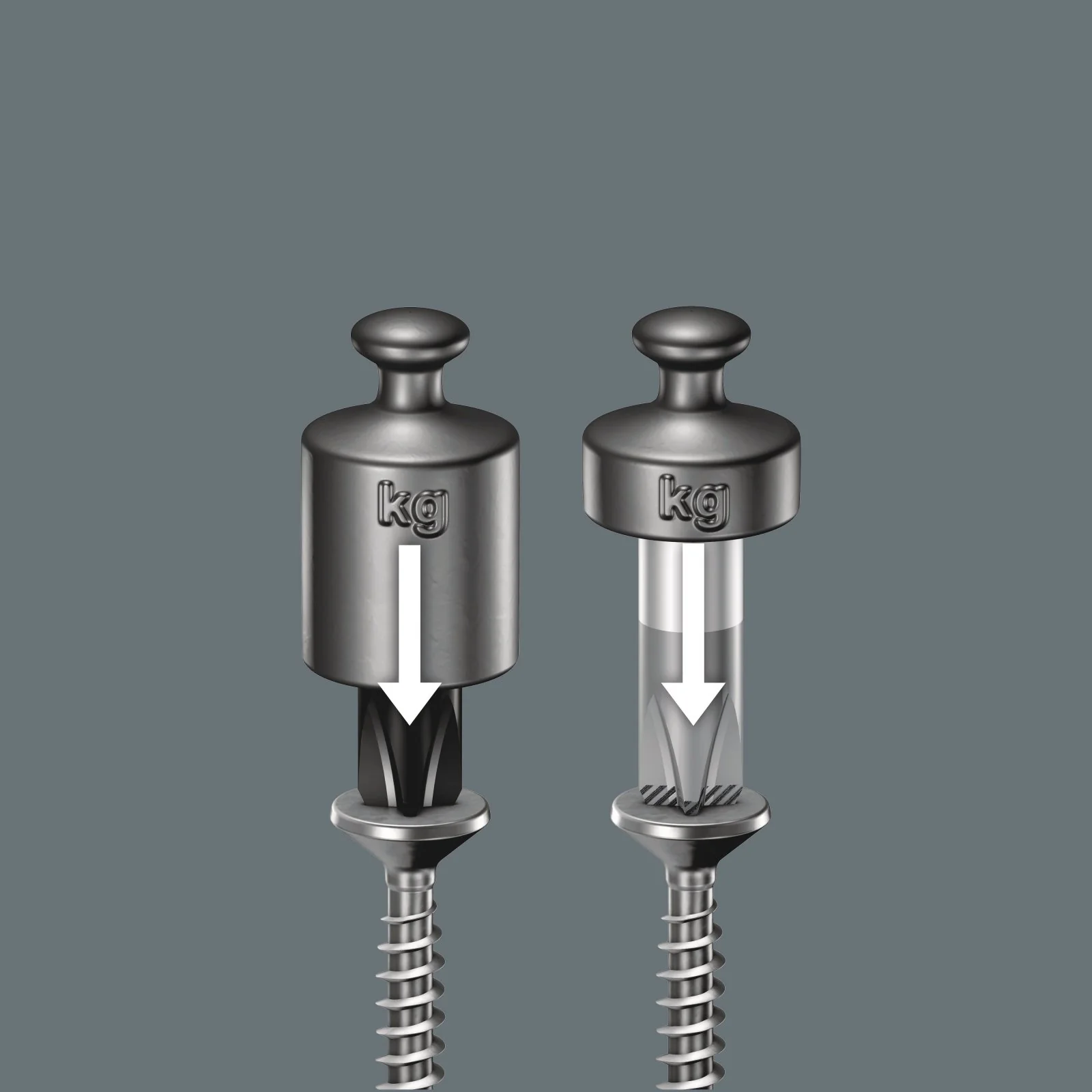 Wera Tools 05009310001 355 PZ Screwdriver for Pozidriv screws, PZ 1 x 80 mm - Image 6