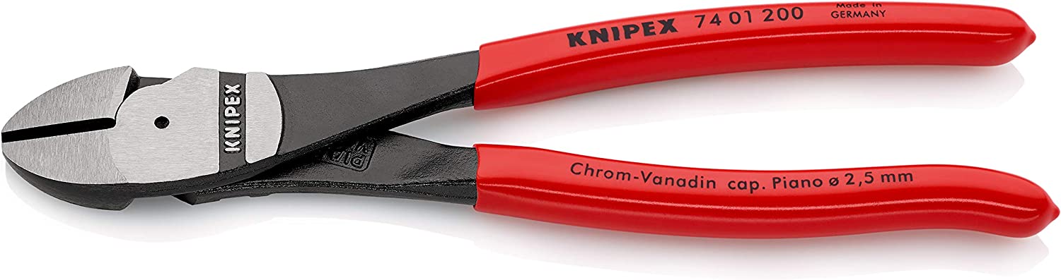 KNIPEX High Leverage Diagonal Cutter 200mm - 74 01 200