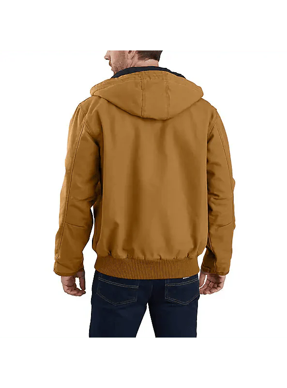 Carhartt Loose Fit Washed Duck Insulated Active Jacket - 3 Warmest Rating - Image 4