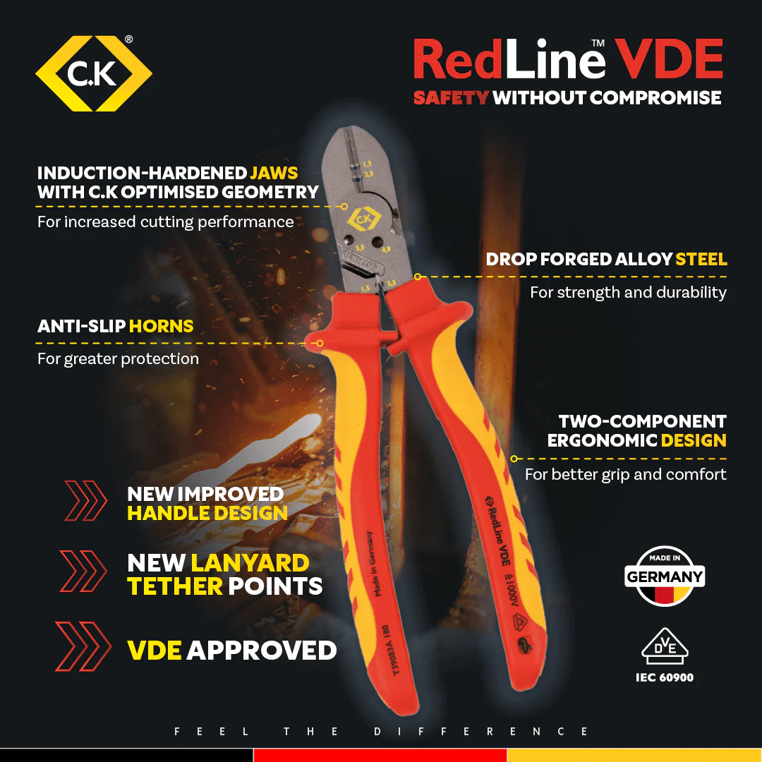 C.K Tools RedLine VDE CombiCutter3 160mm T39083A 160
