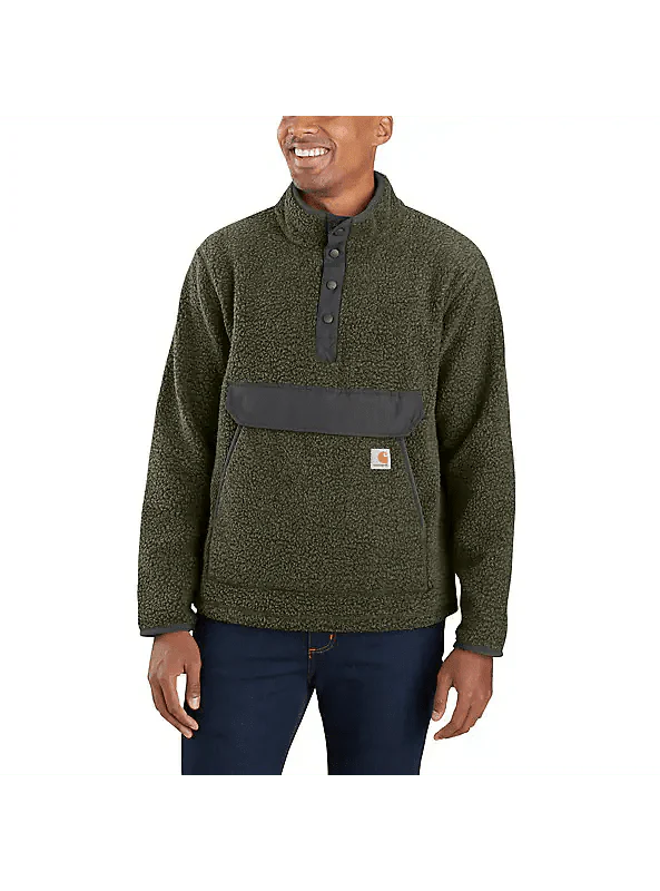 Carhartt Relaxed Fit Fleece Snap Front Jacket - 2 Warmer Rating
