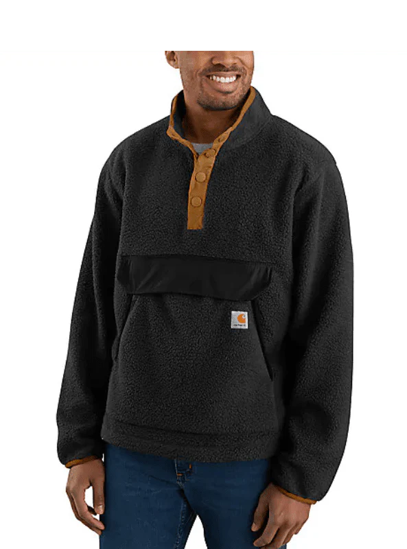Carhartt Relaxed Fit Fleece Snap Front Jacket - 2 Warmer Rating - Image 3