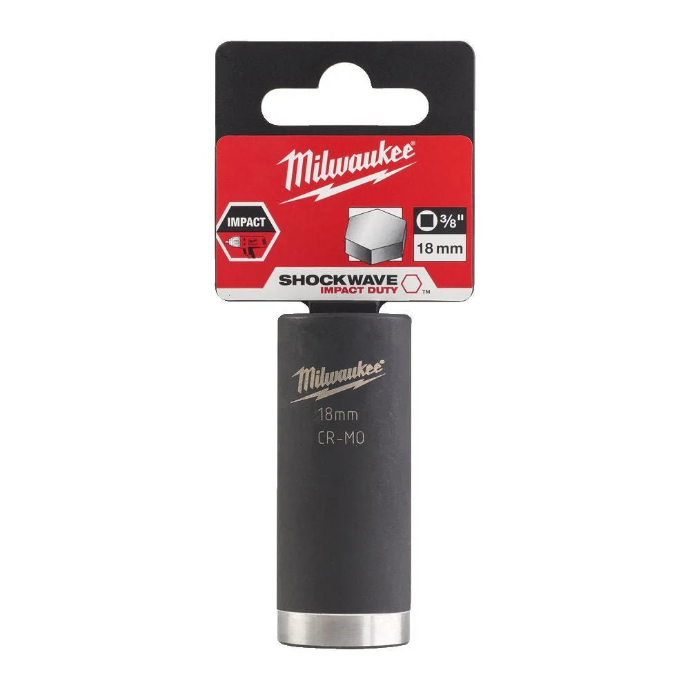 Milwaukee SHOCKWAVE™ Impact Duty 3/8" Drive Deep Impact Socket - Image 12