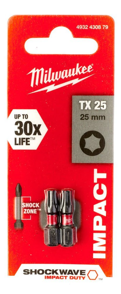 Milwaukee Shockwave Impact Duty™ Screwdriving Bits - 2pc - Image 4
