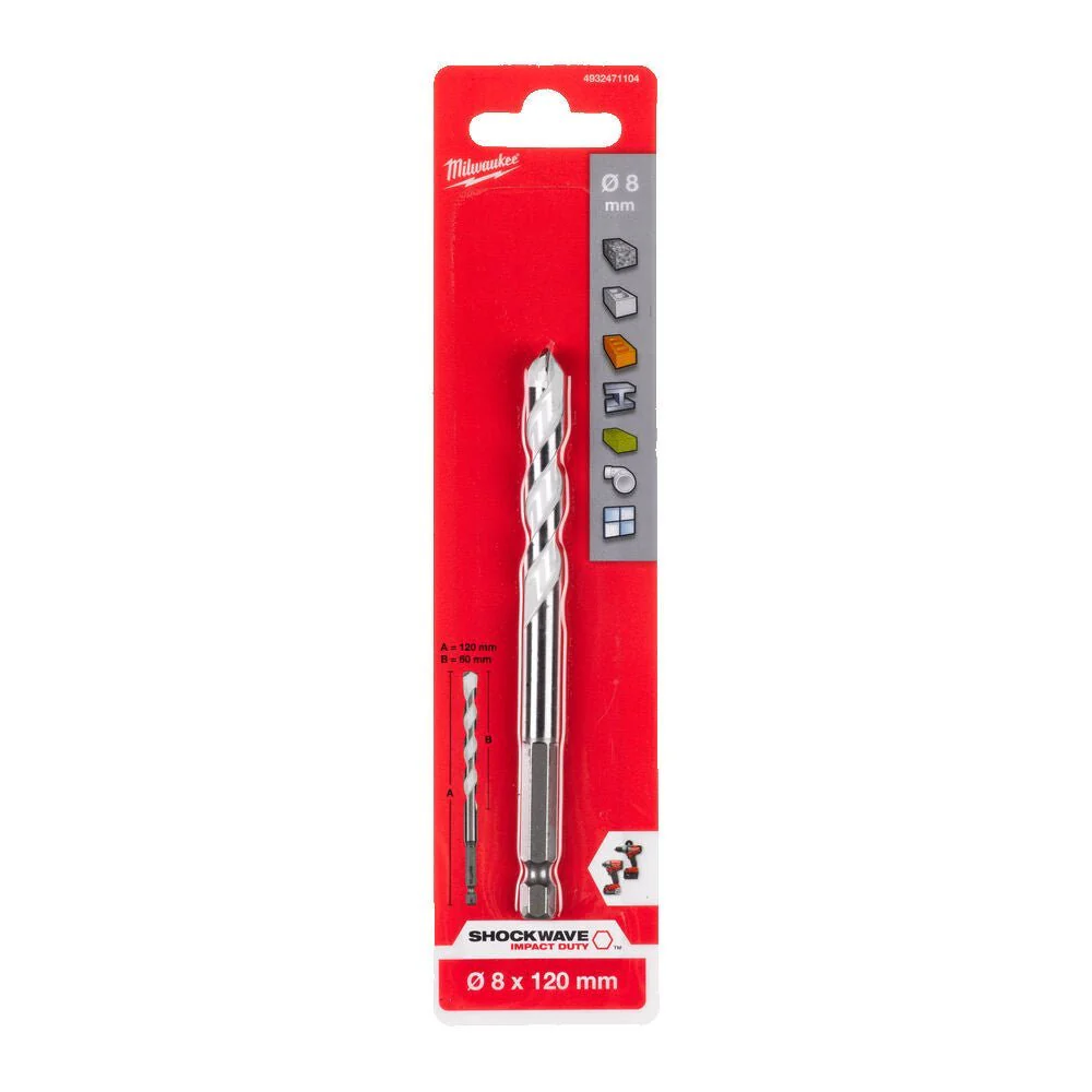 Milwaukee SHOCKWAVE™ Multi-Material Drill Bit - Image 18