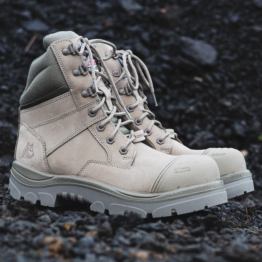 Steel Blue Southern Cross Zip Safety Boots Scuff Cap - Image 11