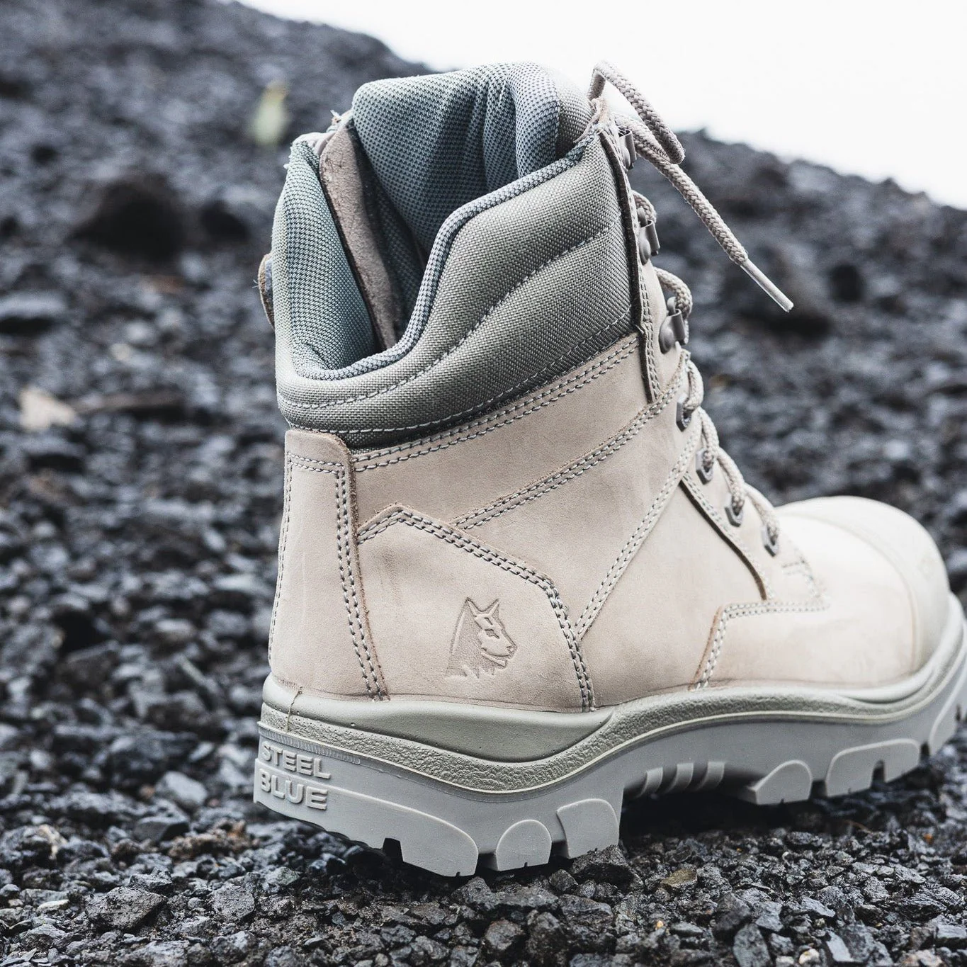 Steel Blue Southern Cross Zip Safety Boots Scuff Cap - Image 12