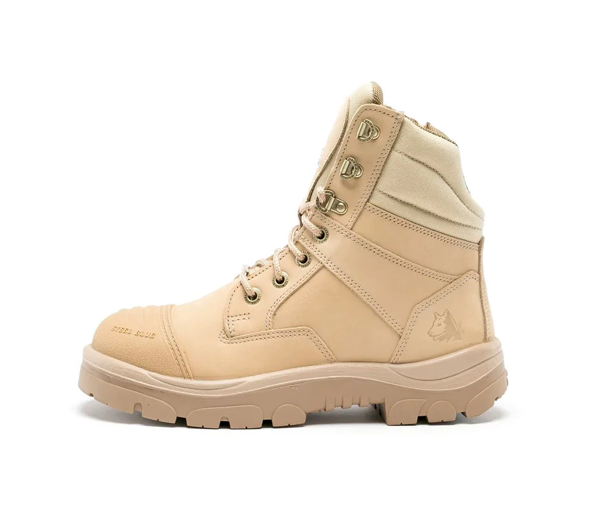 Steel Blue Southern Cross Zip Safety Boots Scuff Cap - Image 4