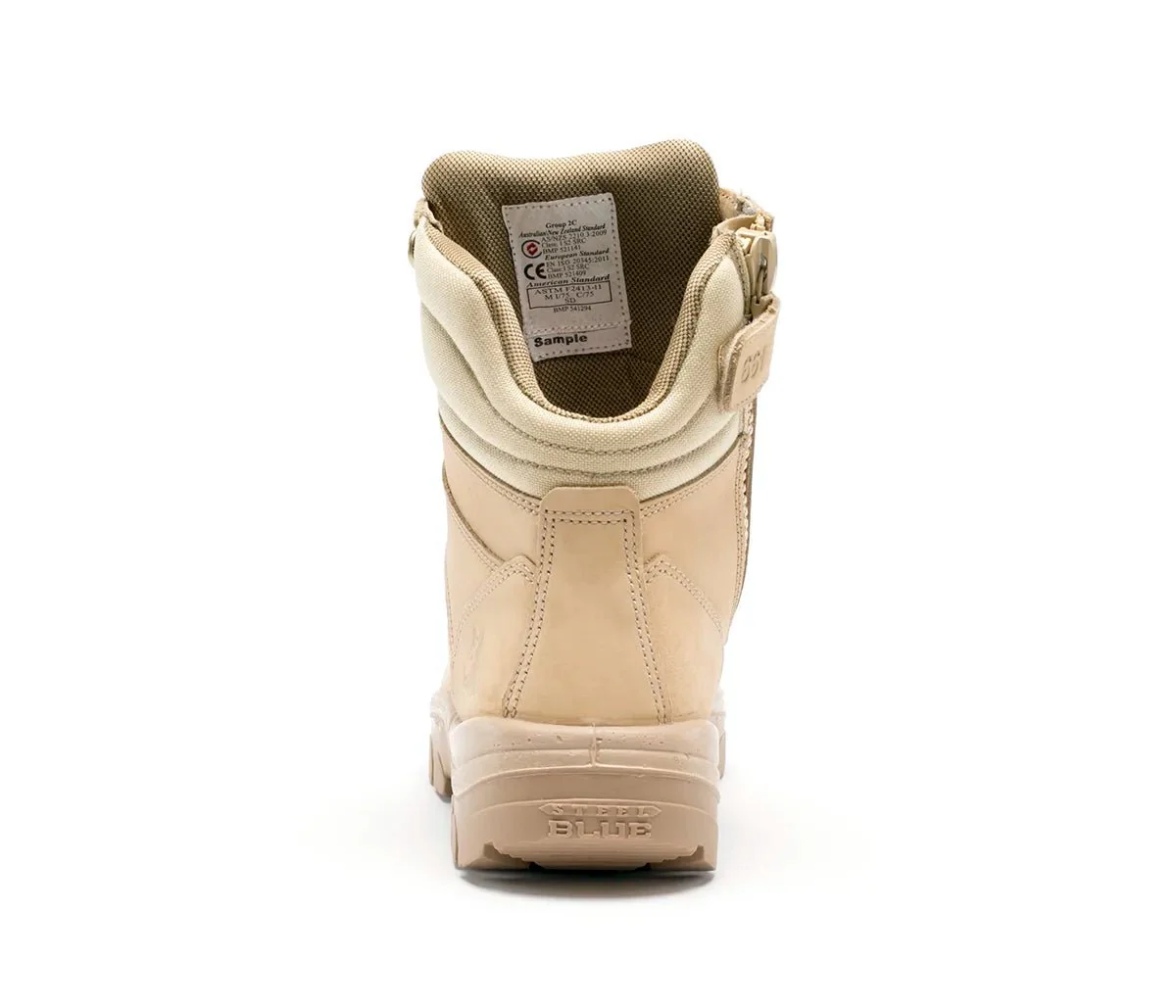 Steel Blue Southern Cross Zip Safety Boots Scuff Cap - Image 5