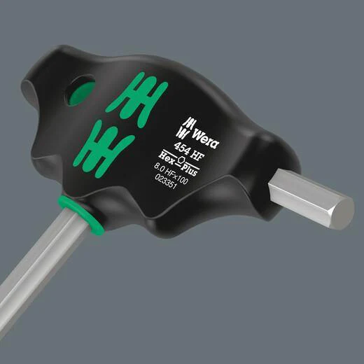 Wera Tools  05023348001 454 HF T-handle Hexagon Screwdriver Hex-Plus with Holding Function, 6 x 200 mm - Image 3