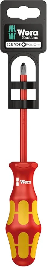Wera Tools 05100012001 2 x 100 mm "162 i PH VDE" Insulated Screwdriver for Phillips Screws