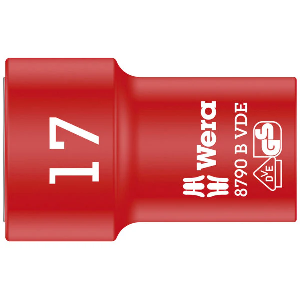 Wera Tools 05004961001 8790 B VDE SOCKET 3/8" DRIVE 17.0/46 ZYKLOP