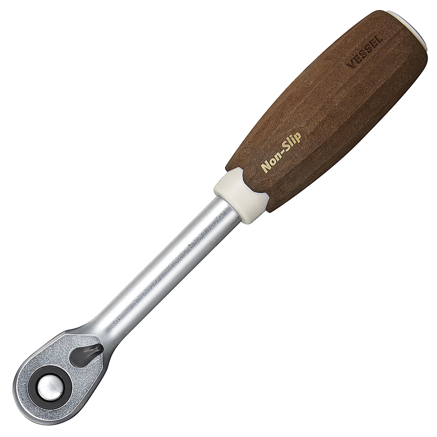 Vessel Wood-Compo Ratchet Handle No.HRH3-W (3/8″sq) - Image 2